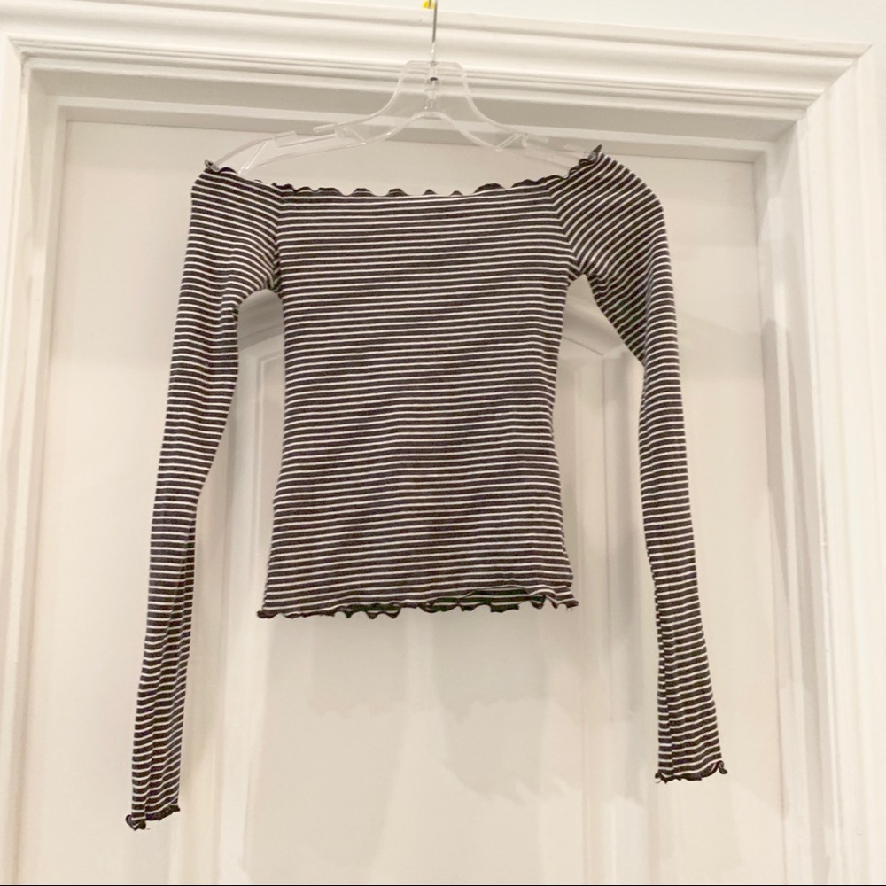 Off the Shoulder Long Sleeve